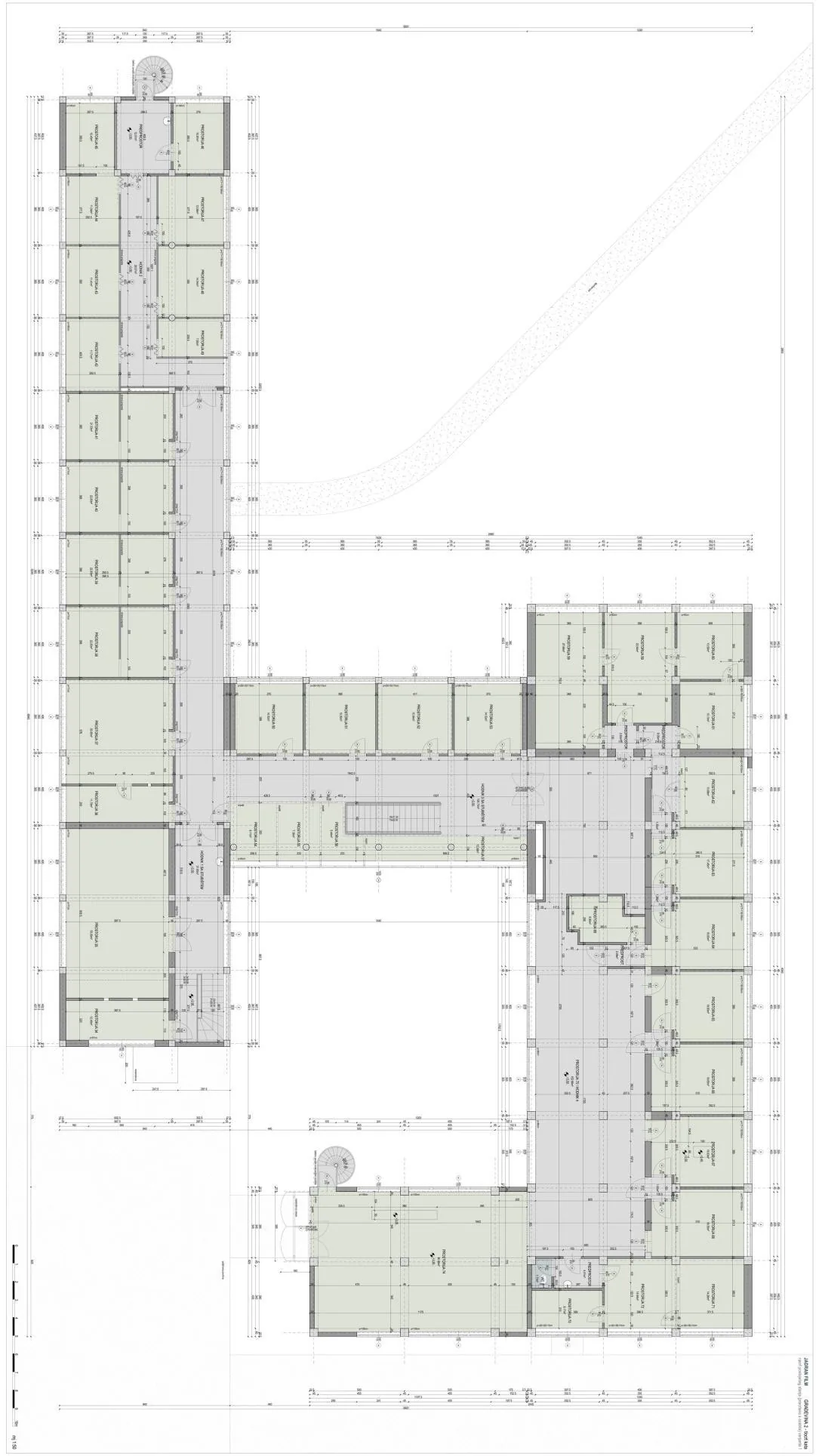 Laboratory first floor plan