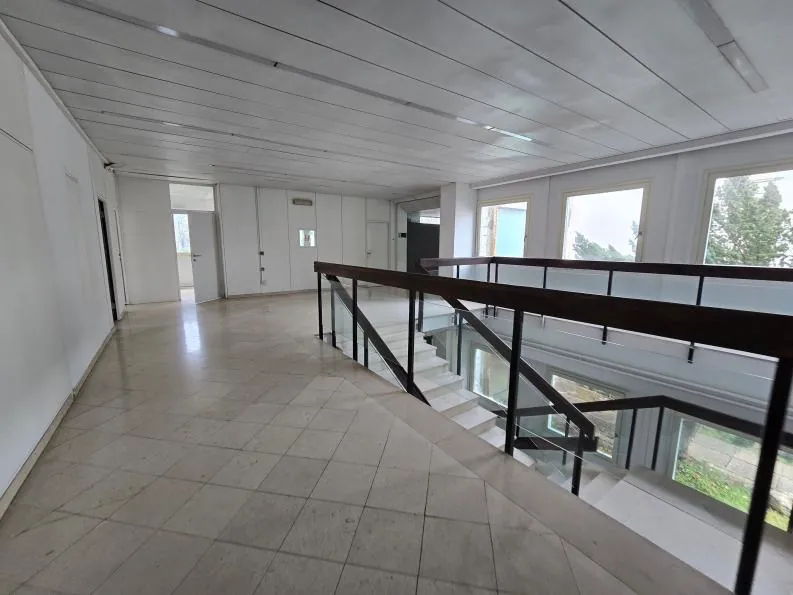 Upper floor gallery and staircase area