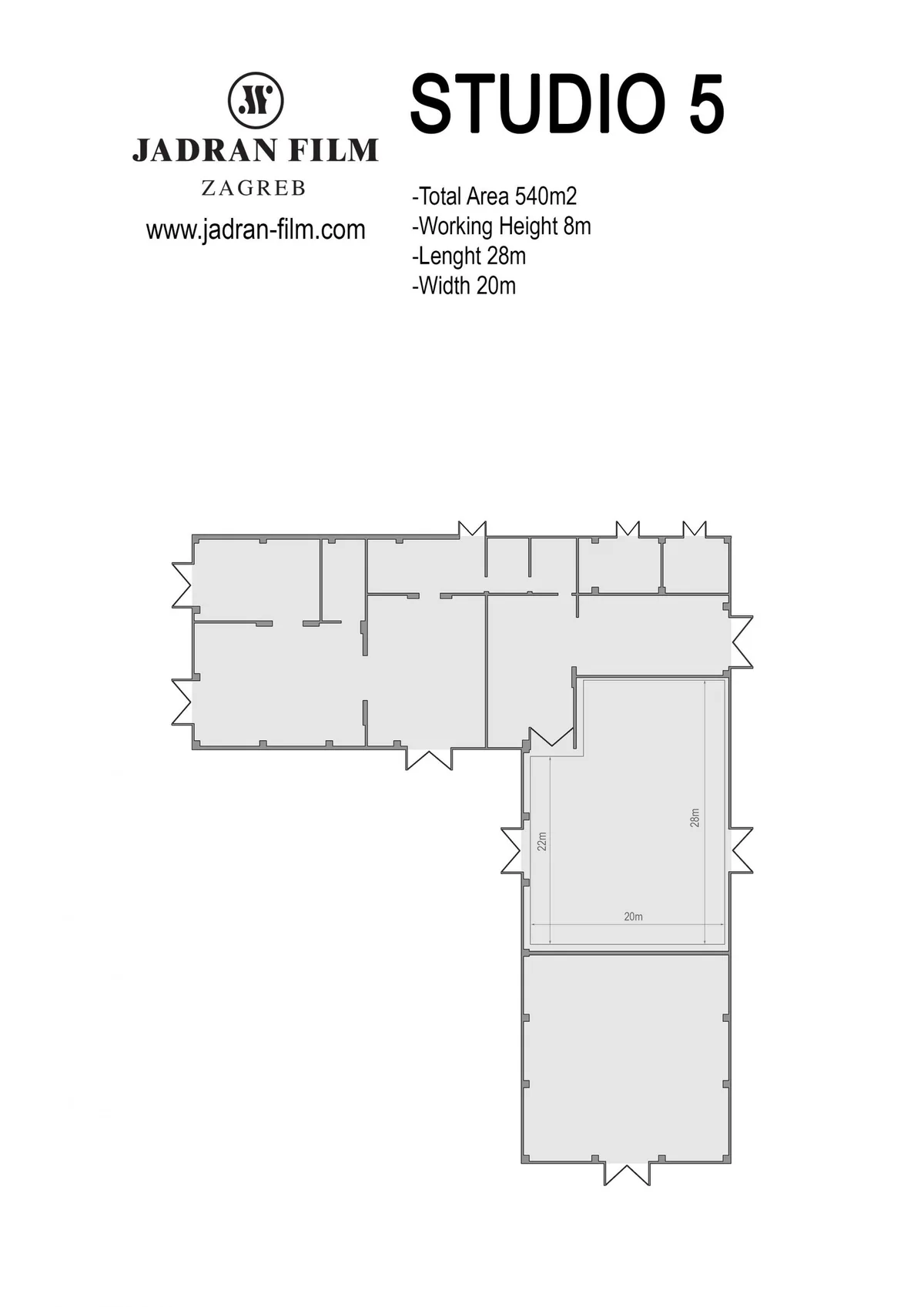 Studio 5 floor plan
